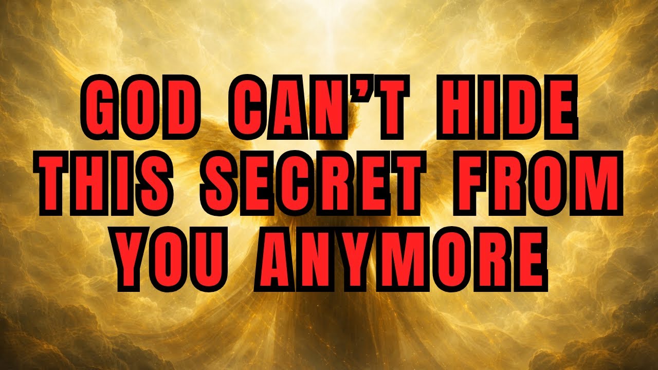 CHOSEN ONE: THEY TRIED TO HIDE THIS SECRET FROM YOU - GOD DIDN’T
