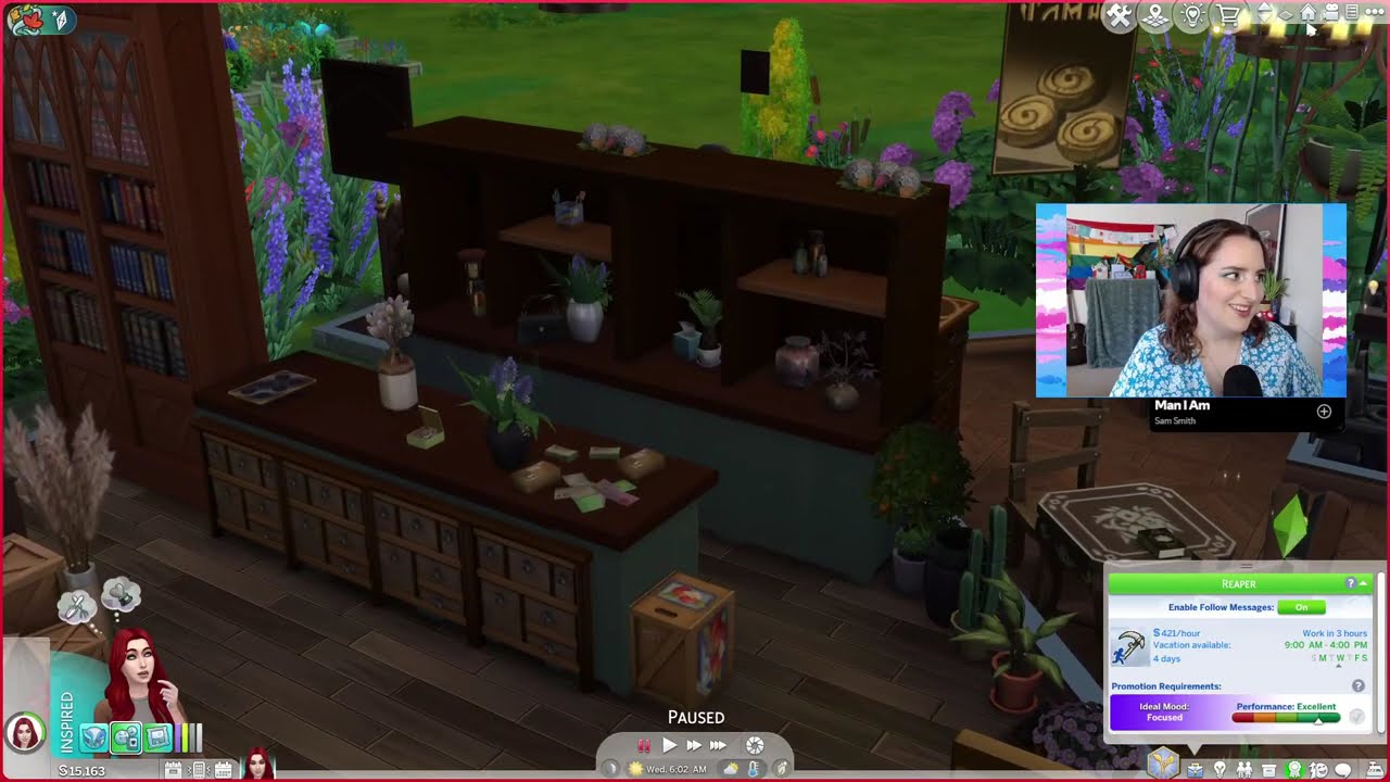 Cosy Stream 🌻🌿Sims 4 - Countdown to Enchanted by Nature and Giveaway - Episode 1