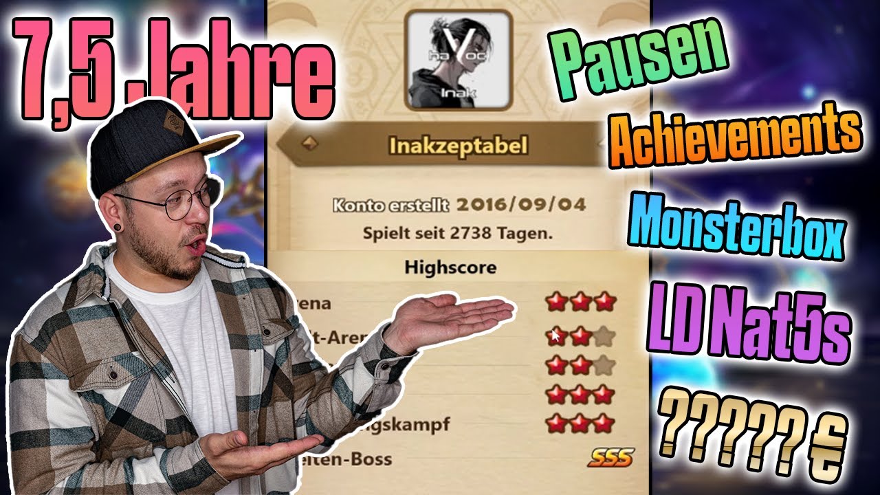 Mein ACCOUNT nach 7,5 Jahren (2740 Tage) Spielzeit - Summoners War Sky Arena (deutsch)