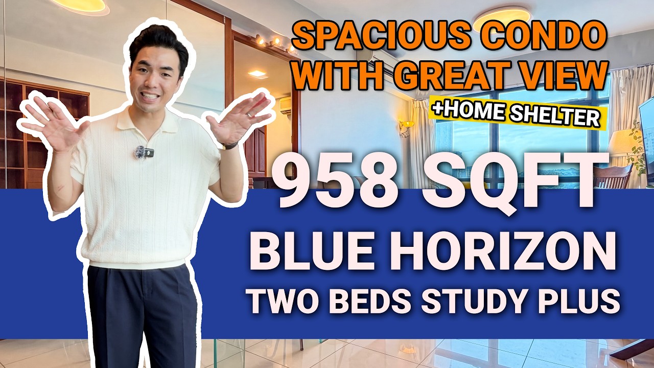 Home Quarters | Blue Horizon Condo Tour | Rare 958 sqft 2 Bedroom + Study | Singapore Property