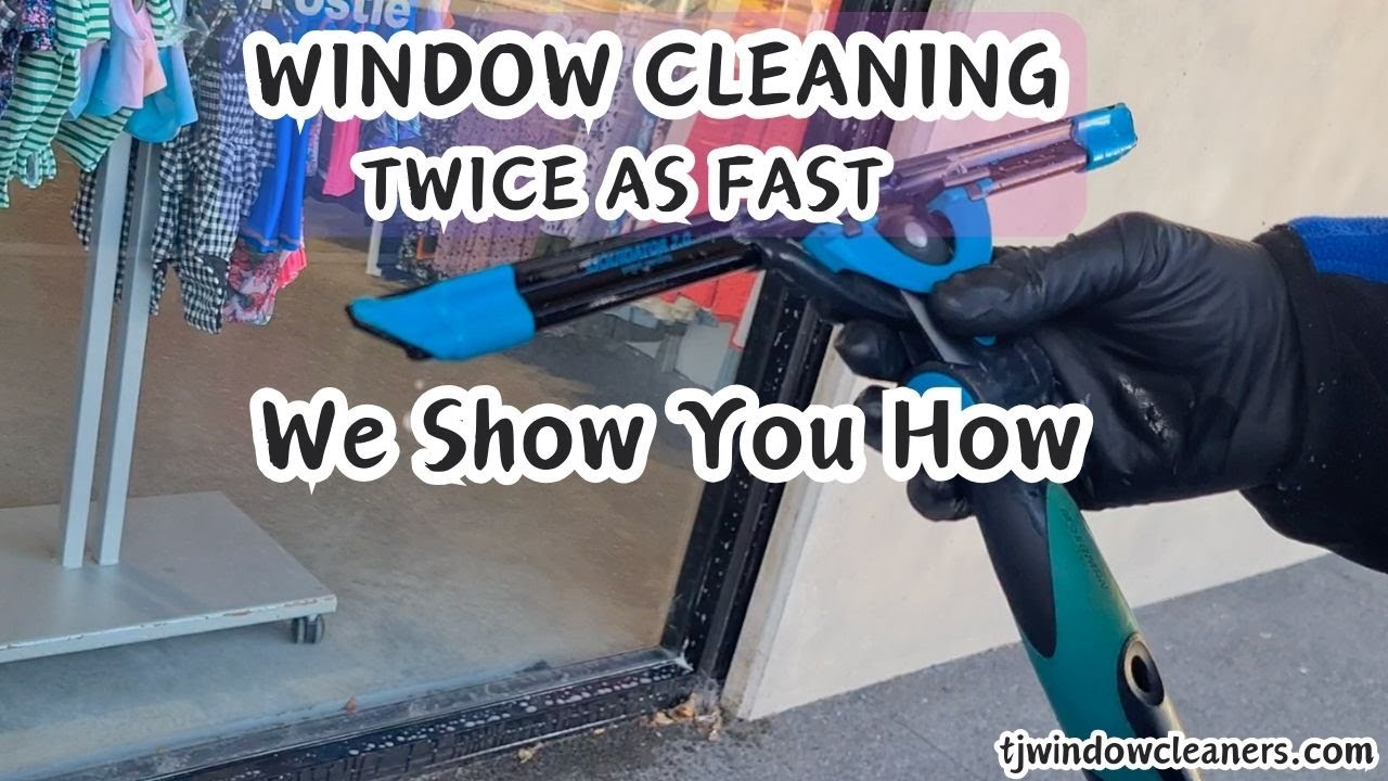 Window Cleaning Double Your Speed: We Show You How