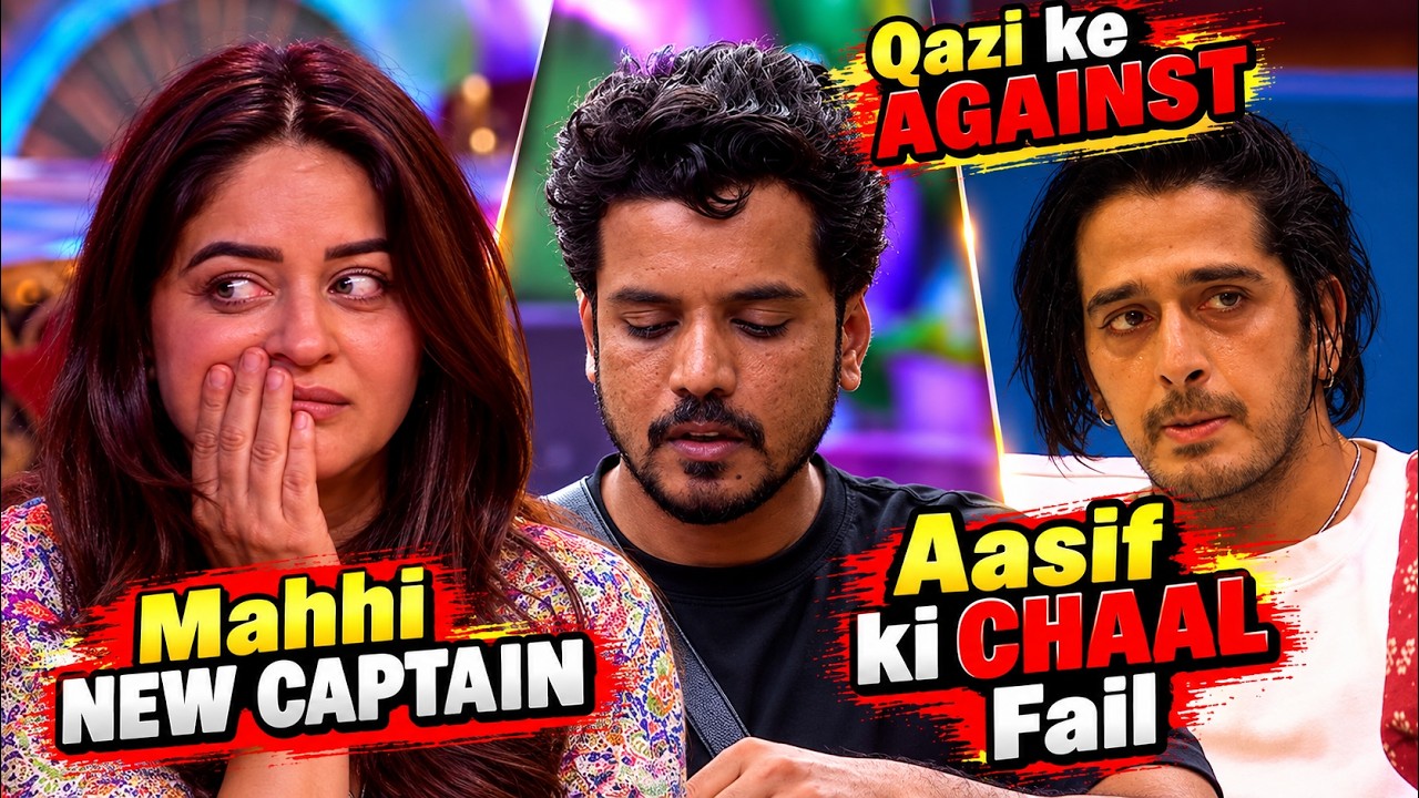 Bigg Boss 20 Big Updates! Live Feed Mahhi Vij New Captain! Qazi Ke Against Aasif Ki CHaal Fail #BB20