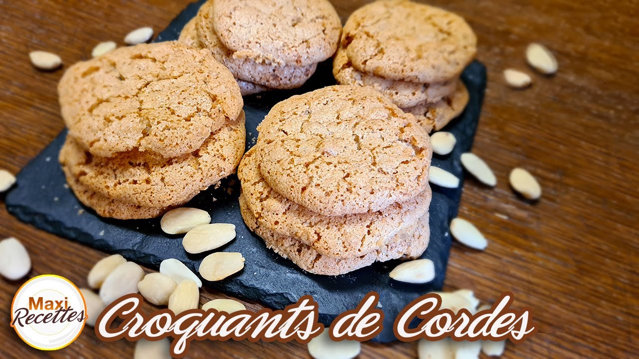 Croquants de Cordes Recette Facile de Biscuits aux Amandes