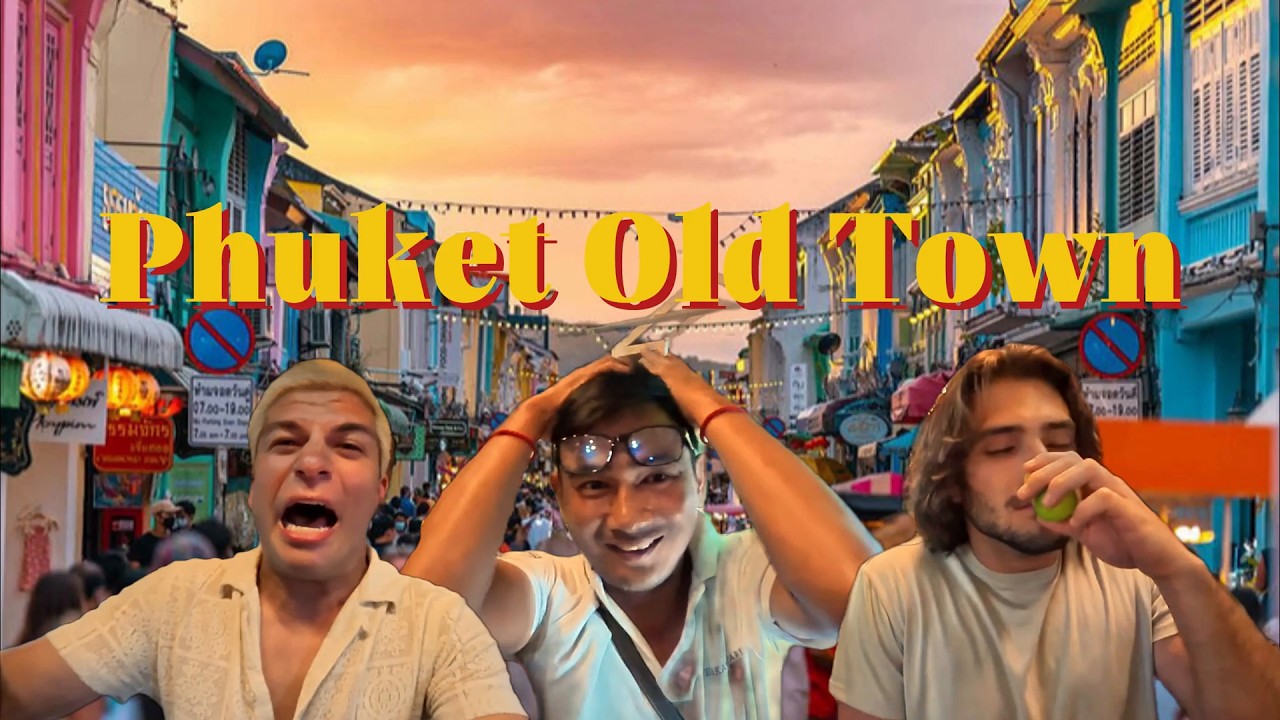 Drinking with locals in Phuket's Old Town!