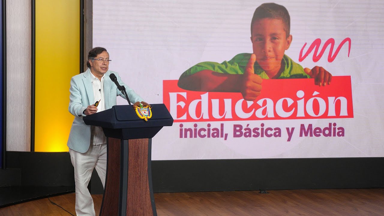 Alocución del presidente de la República, Gustavo Petro Urrego - Logros educación