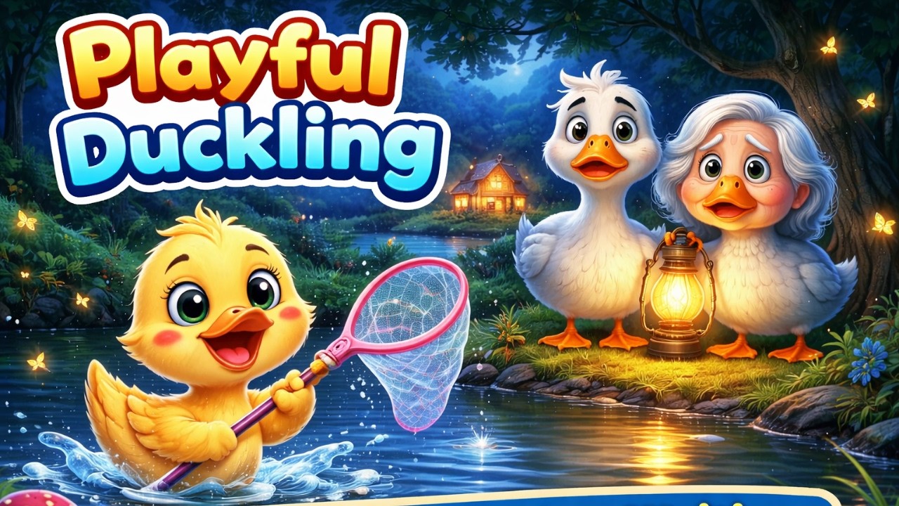 The Playful Little Duckling 🐥 | Fun Kids Song About Good Behavior | Zizi Kids English