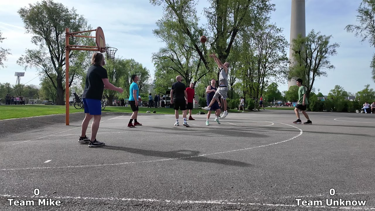 Pickup Basketball Game - München Olympiapark - Emotionen & Aggressionen