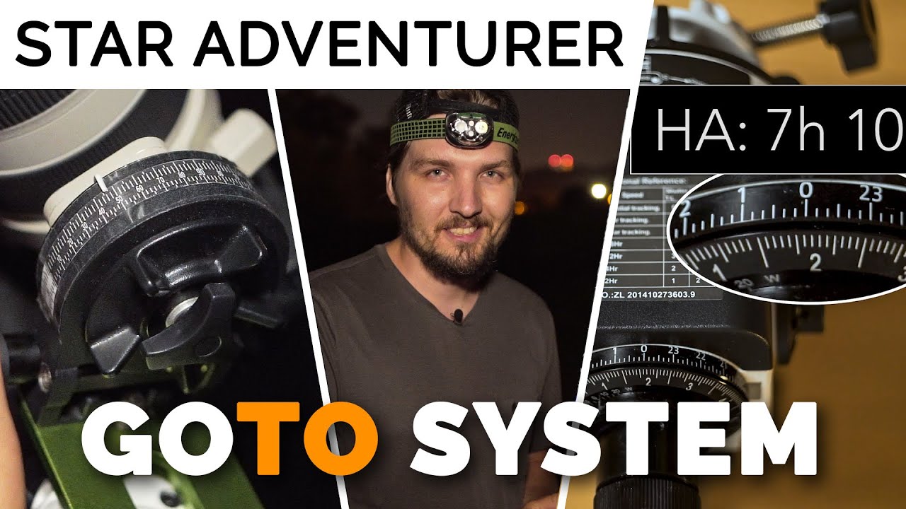 GOTO SYSTEM for Sky-Watcher Star Adventurer - GAME CHANGER to find deep sky objects in the sky!