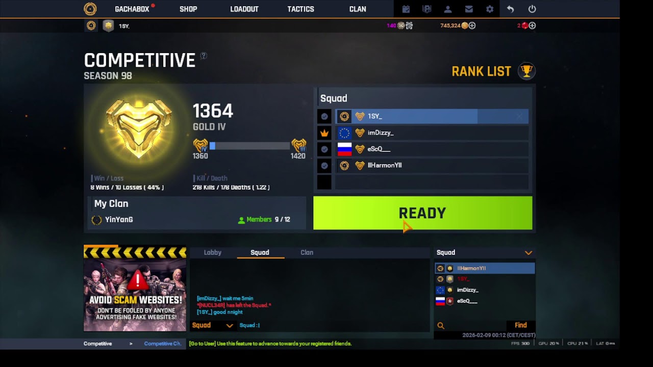 [Blackshot] ISY live