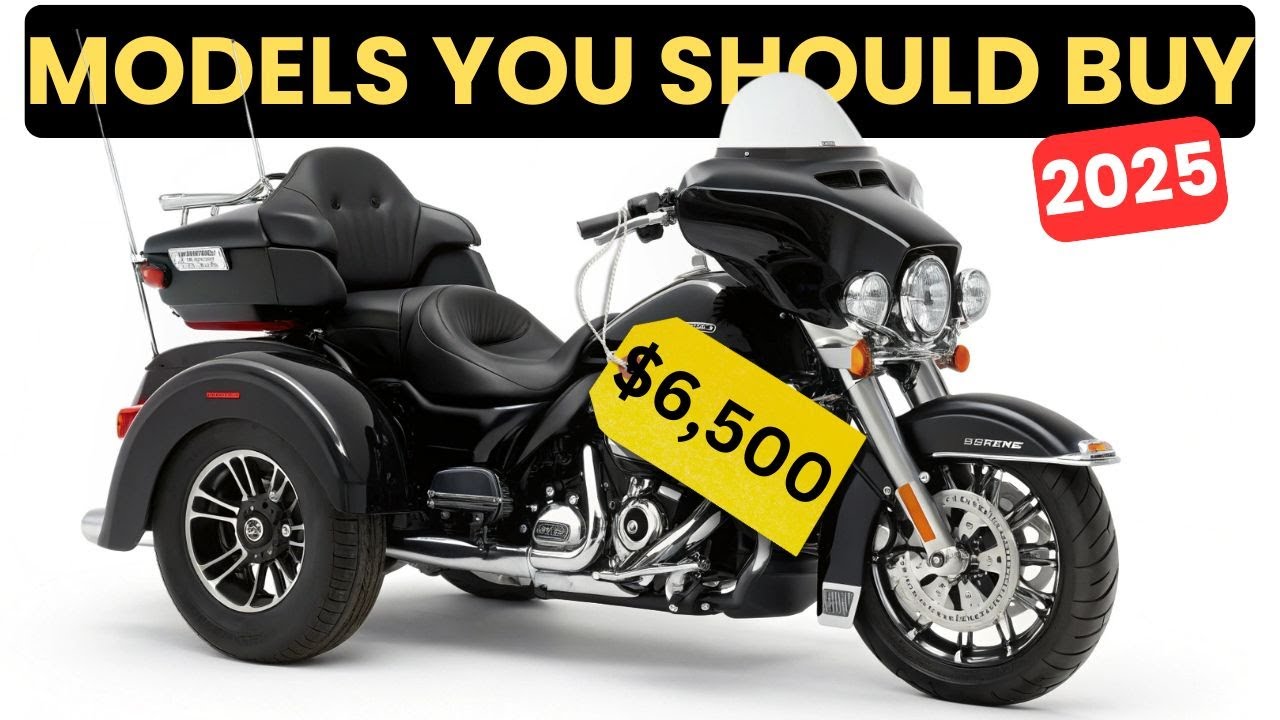 7 Best TRIKE Harley Davidson Motorcycles For Senior Riders