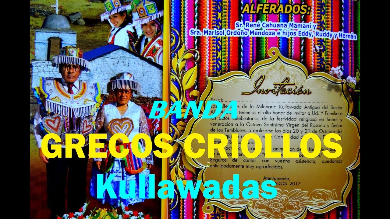 Seleccion de Kullawadas paceñas (1/2) - BANDA GRECOS CRIOLLOS DE LA PAZ BOLIVIA