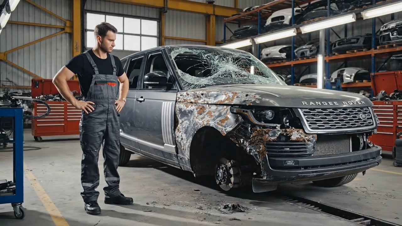 How to Restore a Crashed Range Rover and Apply Gold Plating