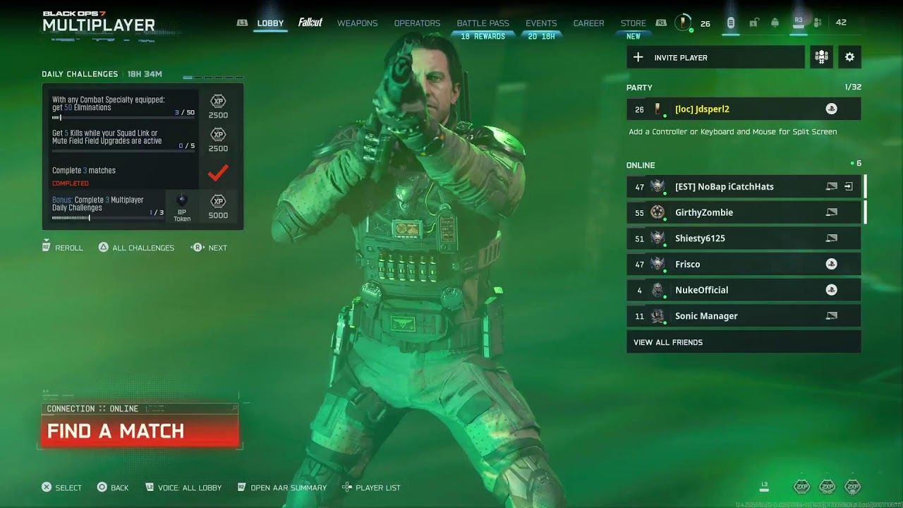 Call of duty 6 fall out update!
