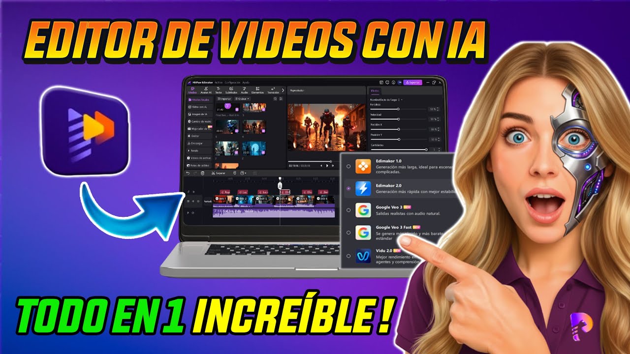 Edimakor: Mejor Editor de Videos que Capcut con IA 2025 | Texto e Imágenes en Video 🚀