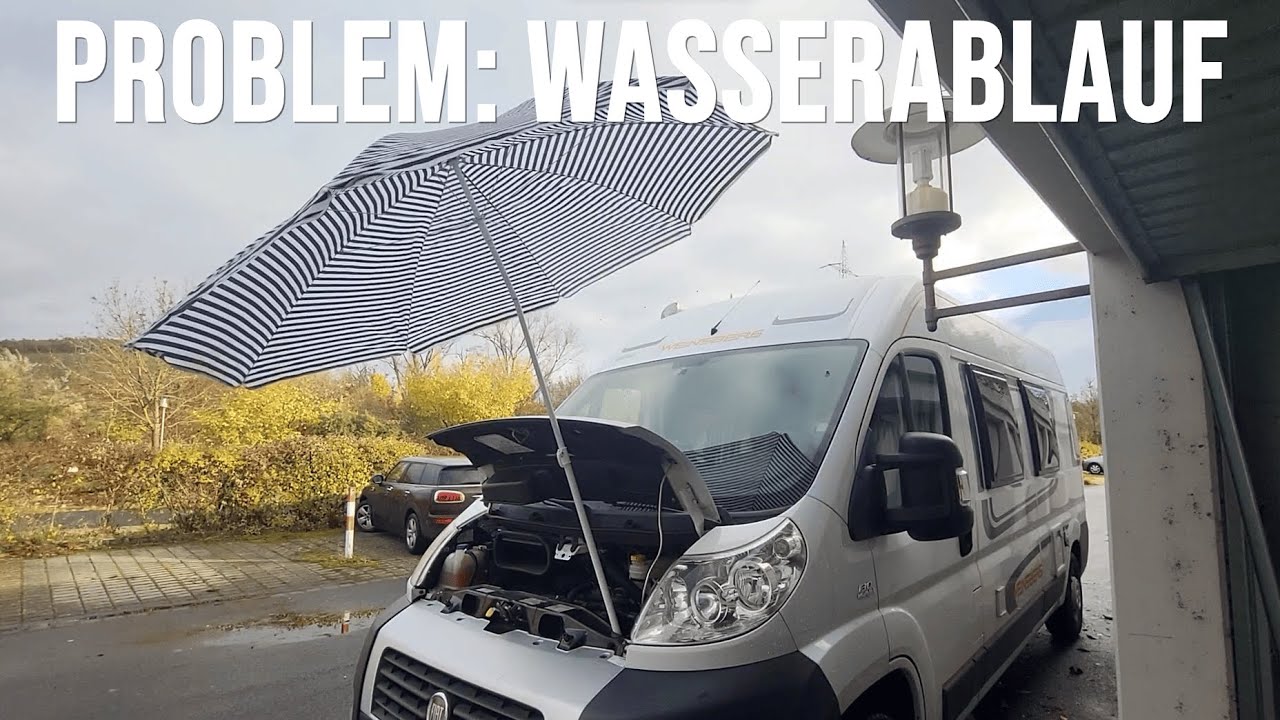 PROBLEM mit dem Wasserablauf beim Fiat Ducato - Schlauch vergrößern + Abdichten