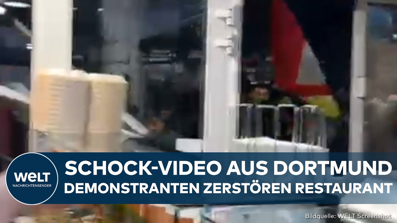 DORTMUND: Chaos nach pro-kurdischer Demo! Gruppe attackiert syrisches Restaurant - viele Verletzte!