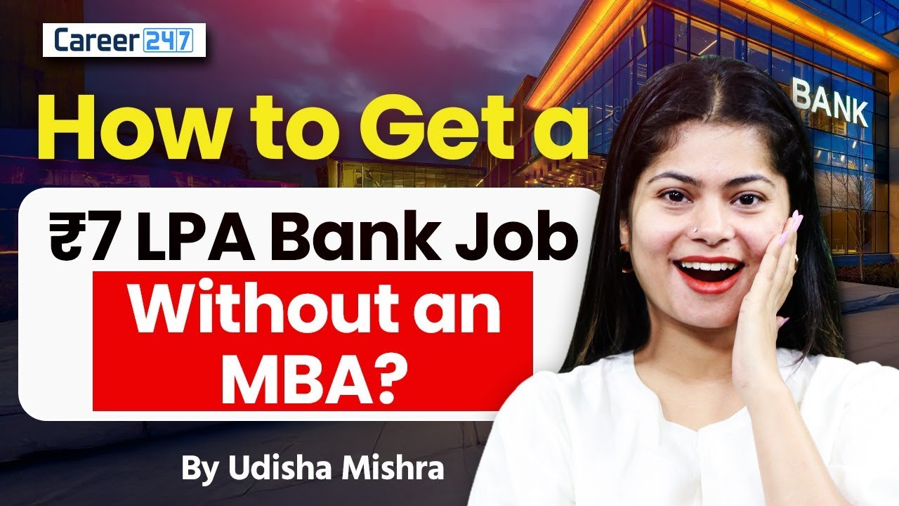 How to Get a Bank Job Without an MBA | Bank Jobs for Freshers 2025 | By Udisha Ma'am
