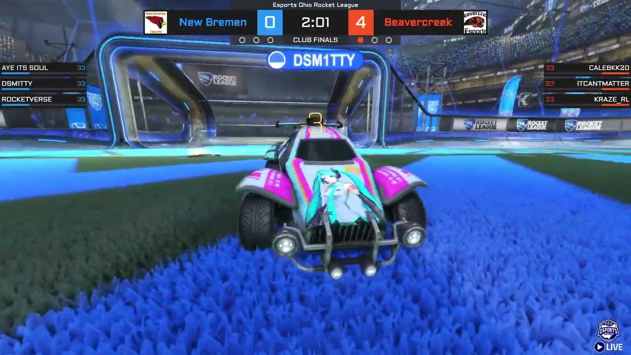 Club Finals Matchup - 2026 Sponsored Season | Beavercreek HS vs New Bremen Schools | Rocket League |