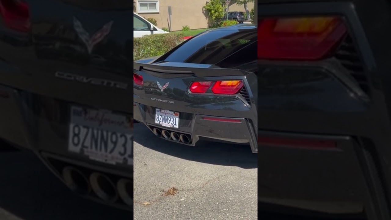 Chevrolet Corvette C7 Stingray 6.2lt Exhaust Sound Coldstart