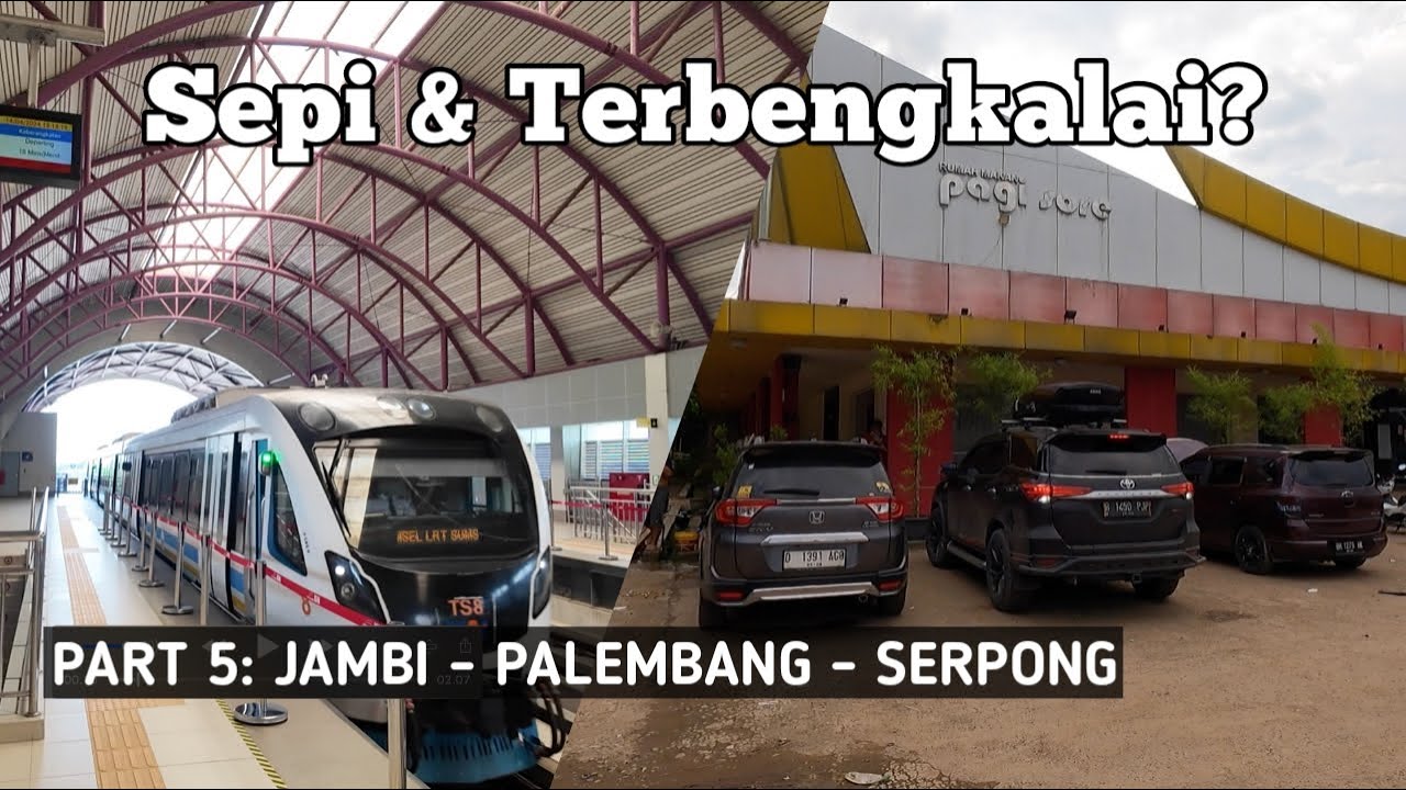 Road Trip Jambi (5/5) | Nyobain LRT Di Palembang & Kembali Ke Serpong | Fortuner TRD