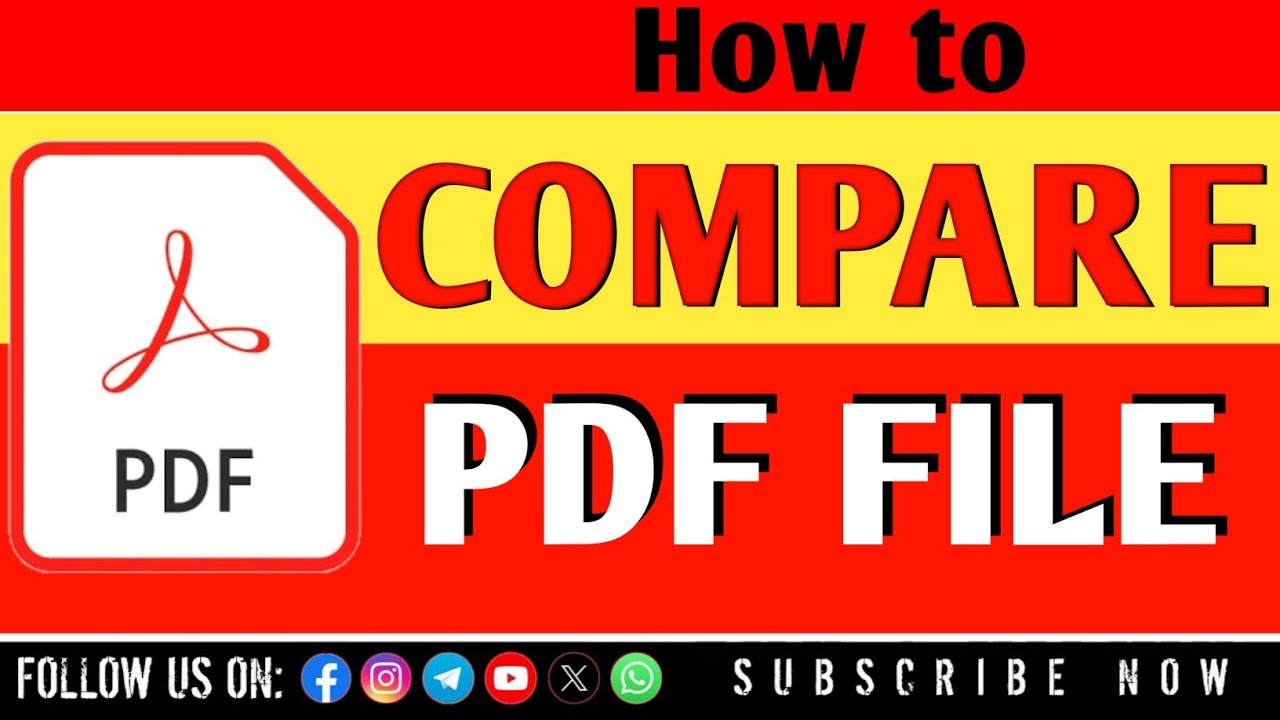 How to Compare PDF Files: A Step-by-Step Guide || How to Compare PDF File ||