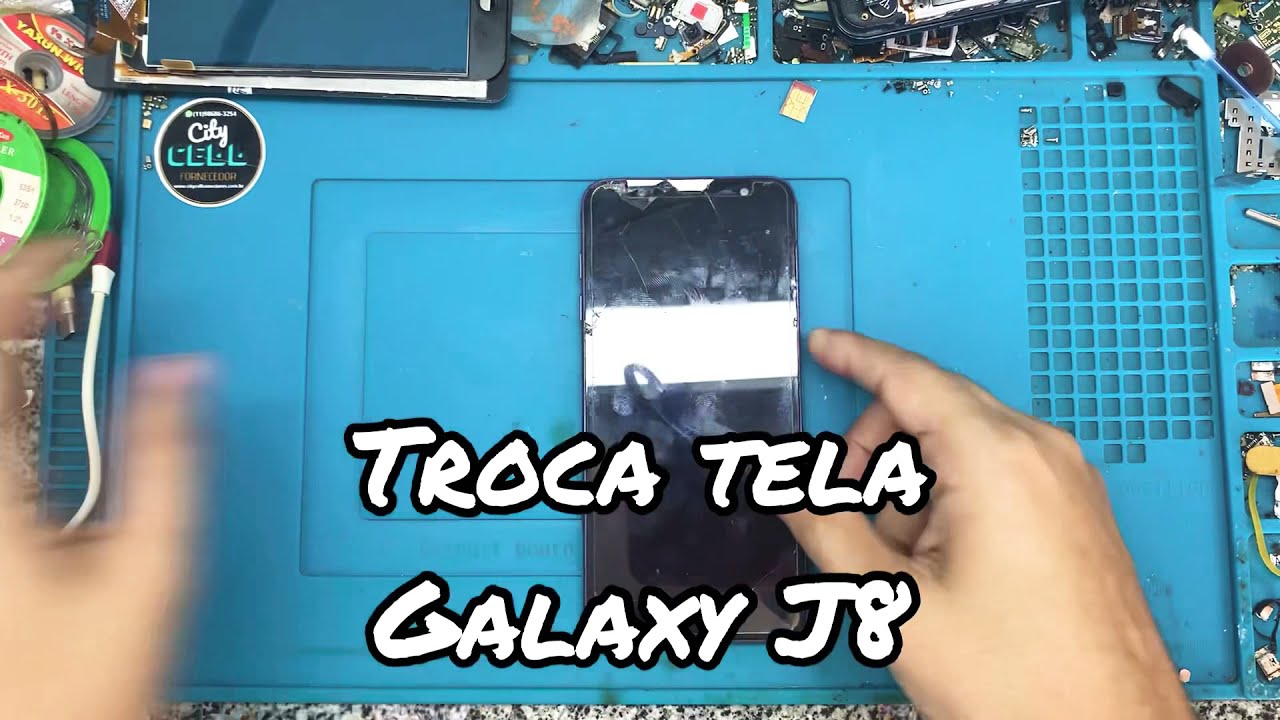 Troca tela Samsung Galaxy J8