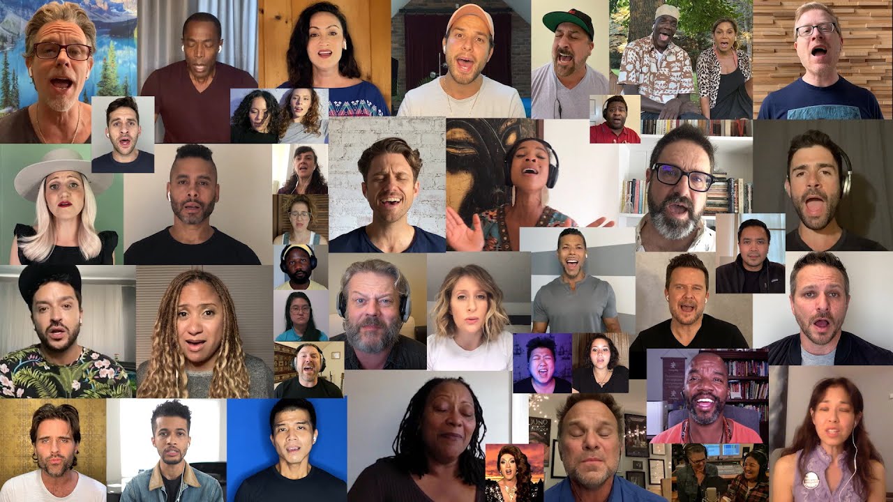 Cast of Rent Sings 