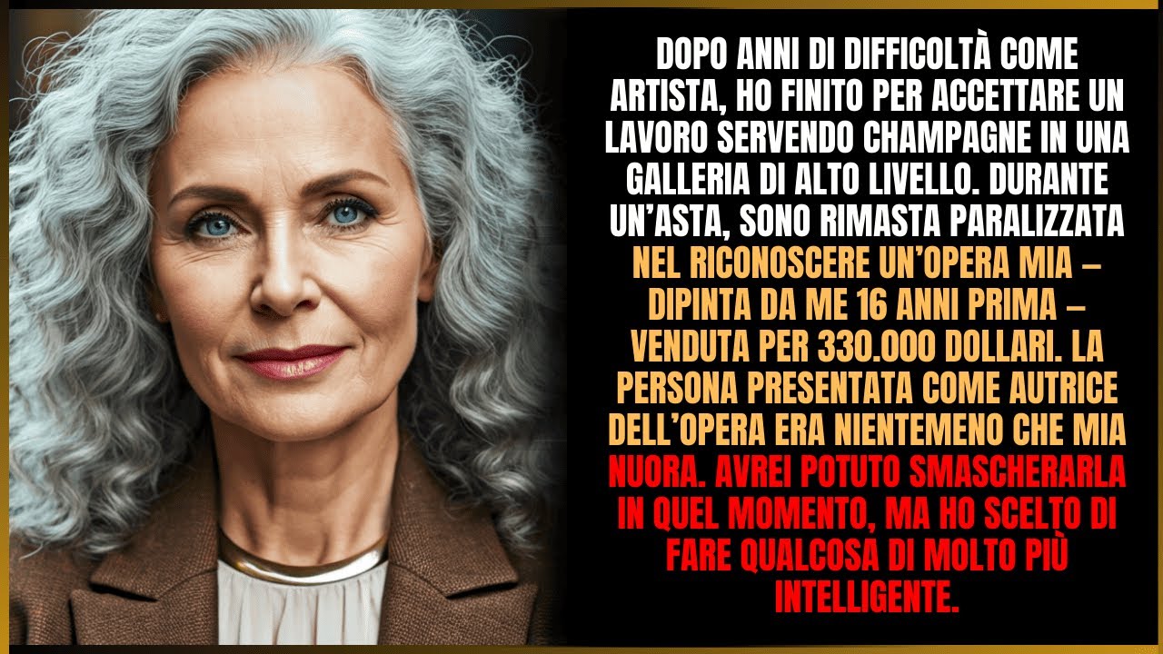 Dissi alla gallerista che il dipinto era di sedici anni fa; lei disse che era impossibile.