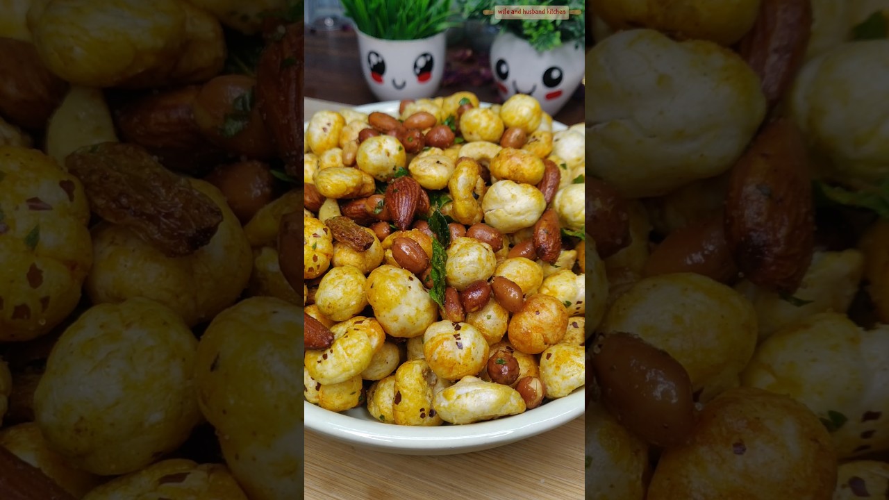 Makhana namkeen recipe | Quick snacks #makhana #makhanasnacks #healthy #snacks #recipe #shorts