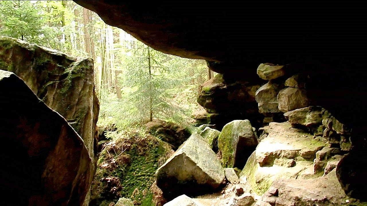 Die Neuweg-Höhle im Brandgebiet/Sächsische Schweiz (Komplette Befahrung)