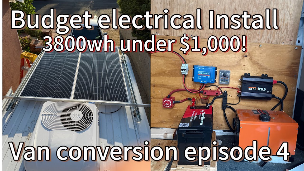 Camper van electrical install | DIY Van conversion episode 4 