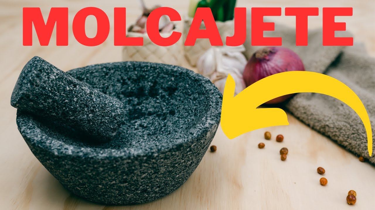 COMO CURAR UN MOLCAJETE