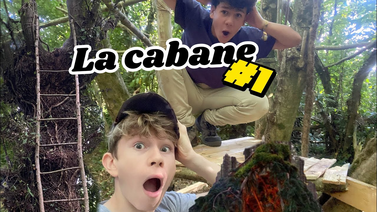 Je construis une cabane ep.#1 une échelle et une table
