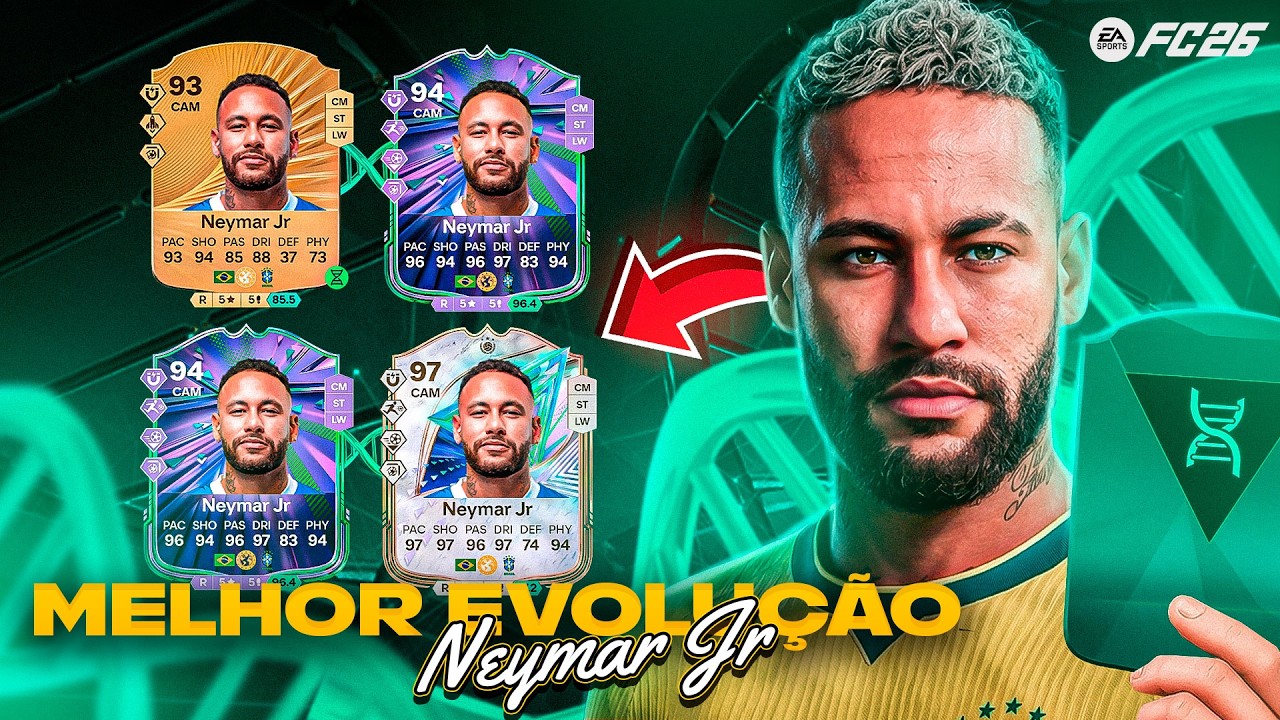 FC 26 | O MELHOR COMBO DE EVOLU&Ccedil;&Otilde;ES PARA O NEYMAR! 🔥
