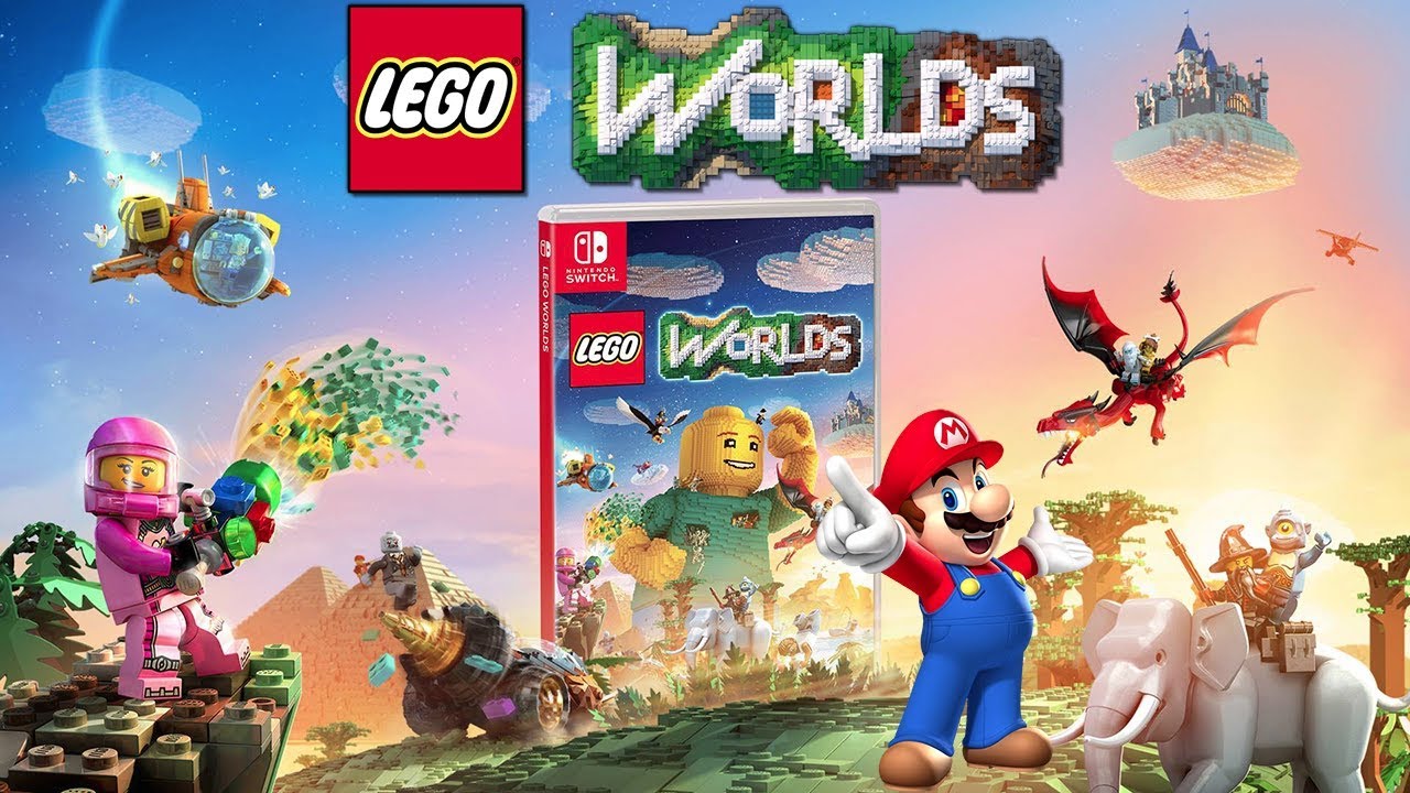 LEGO Worlds Nintendo Switch Launch Day Live Stream! My First Nintendo Switch Stream EVER!