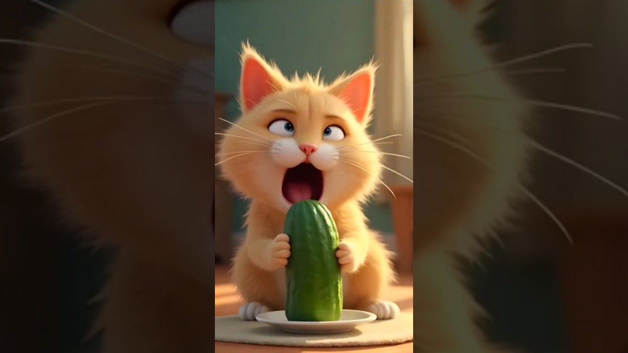 Cat vs. Sneaky Cucumber