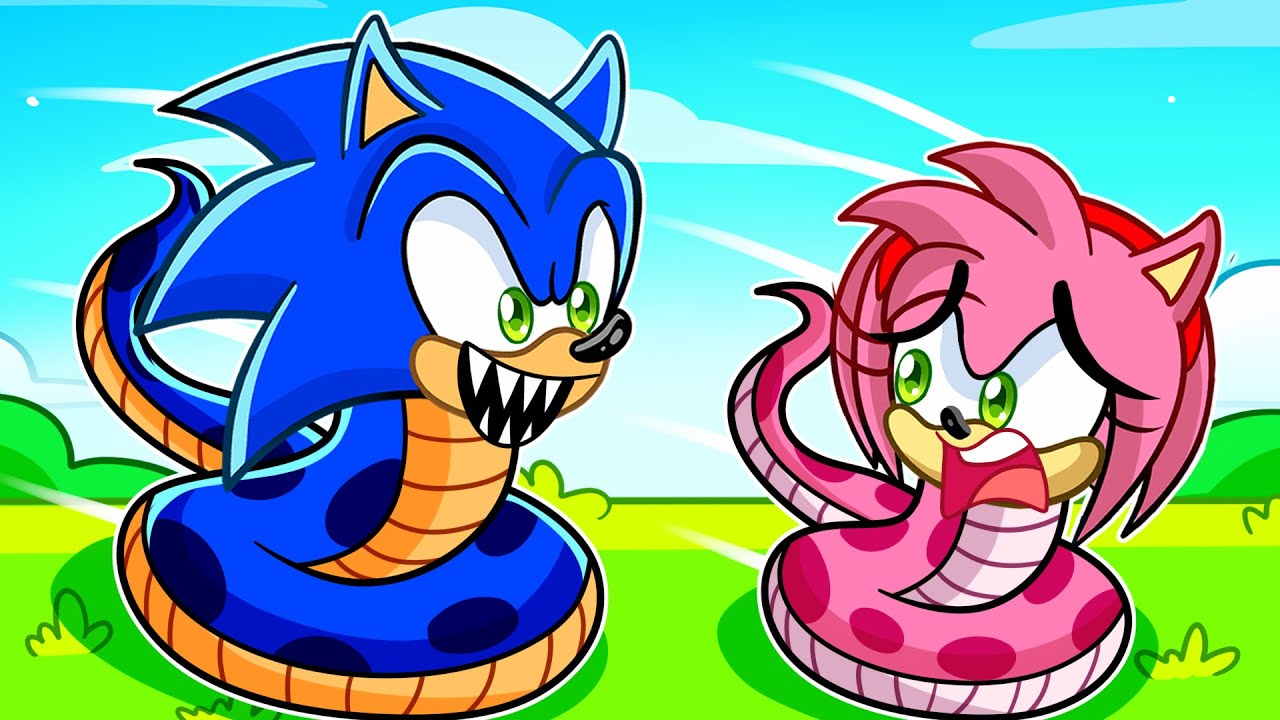 SONIC Y AMY SE CONVIERTEN en SERPIENTES en ROBLOX!