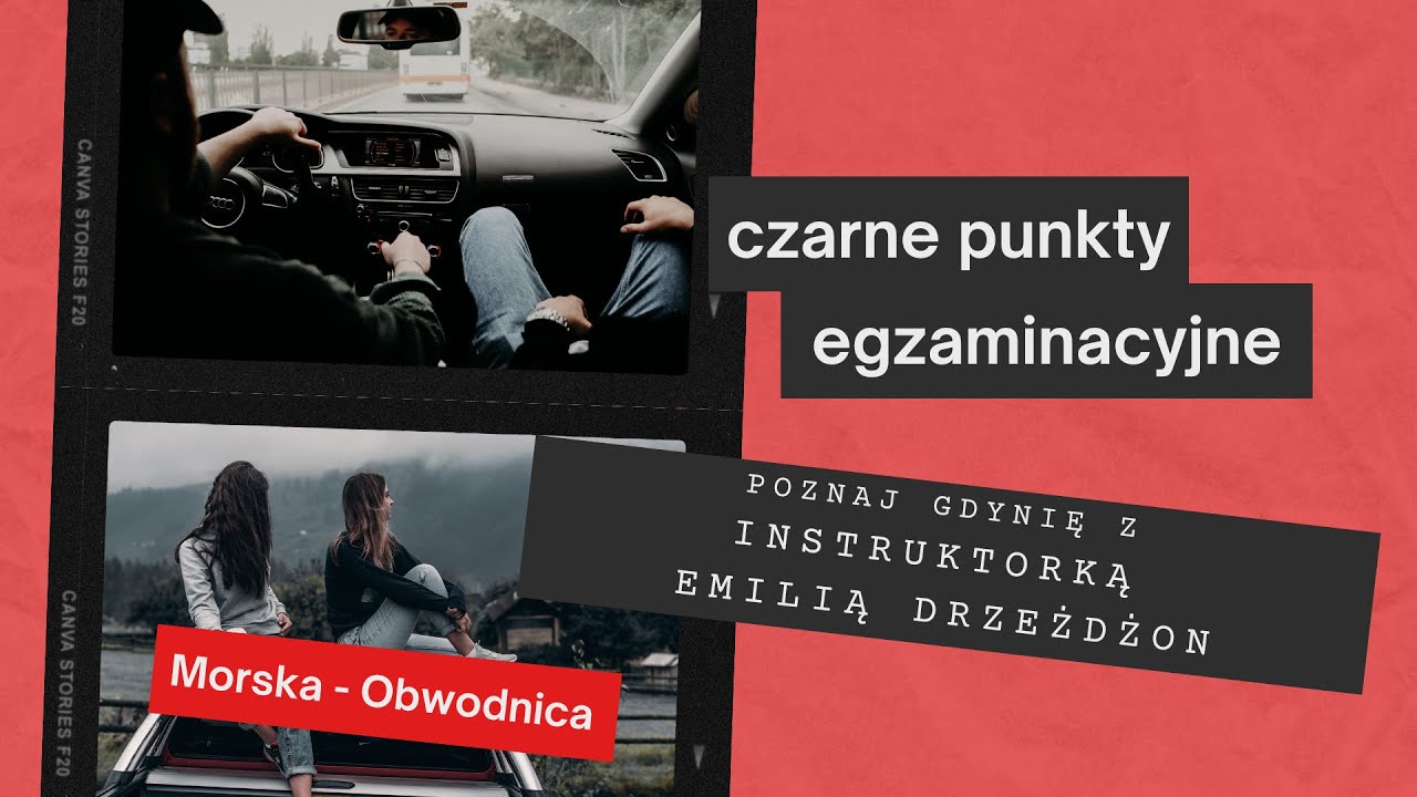 Czarne punkty egzaminacyjne - poznaj Gdynię z Emilką