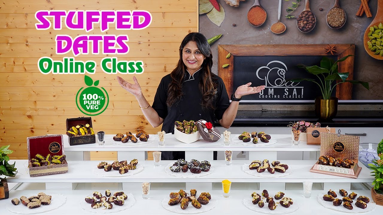 Stuffed Dates Recipes Online Class ☎️+91 8551 8551 04 ☎️+91 8551 8551 07 By Om Sai Cooking Class