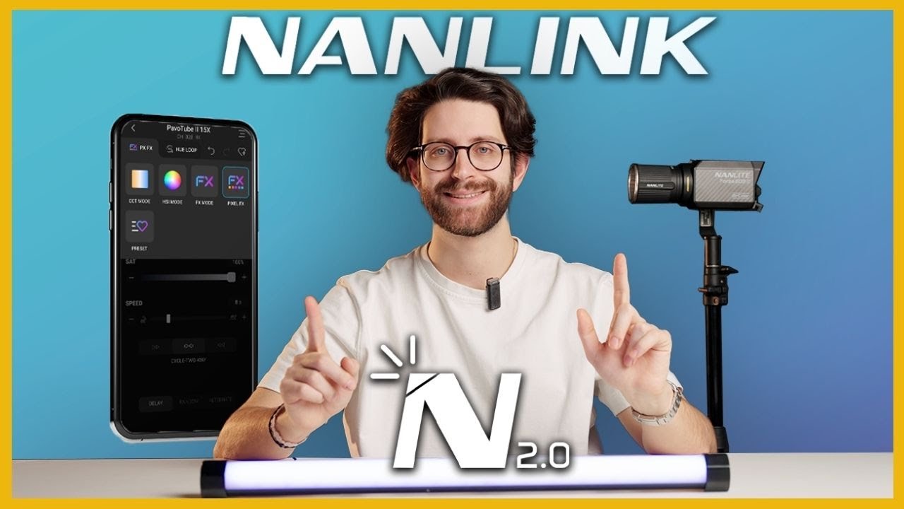 Nanlink APP 2.0: L’app per gestire l’illuminazione Nanlite e Nanlux si aggiorna alla versione 2.0!