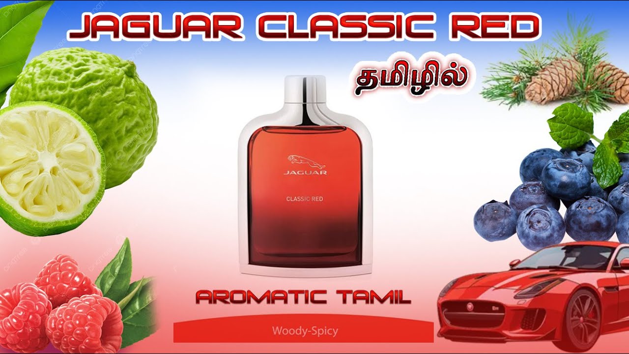 Jaguar Classic Red Tamil Review - The Best Budget Fruity-woody perfumes ! Aromatic Tamil