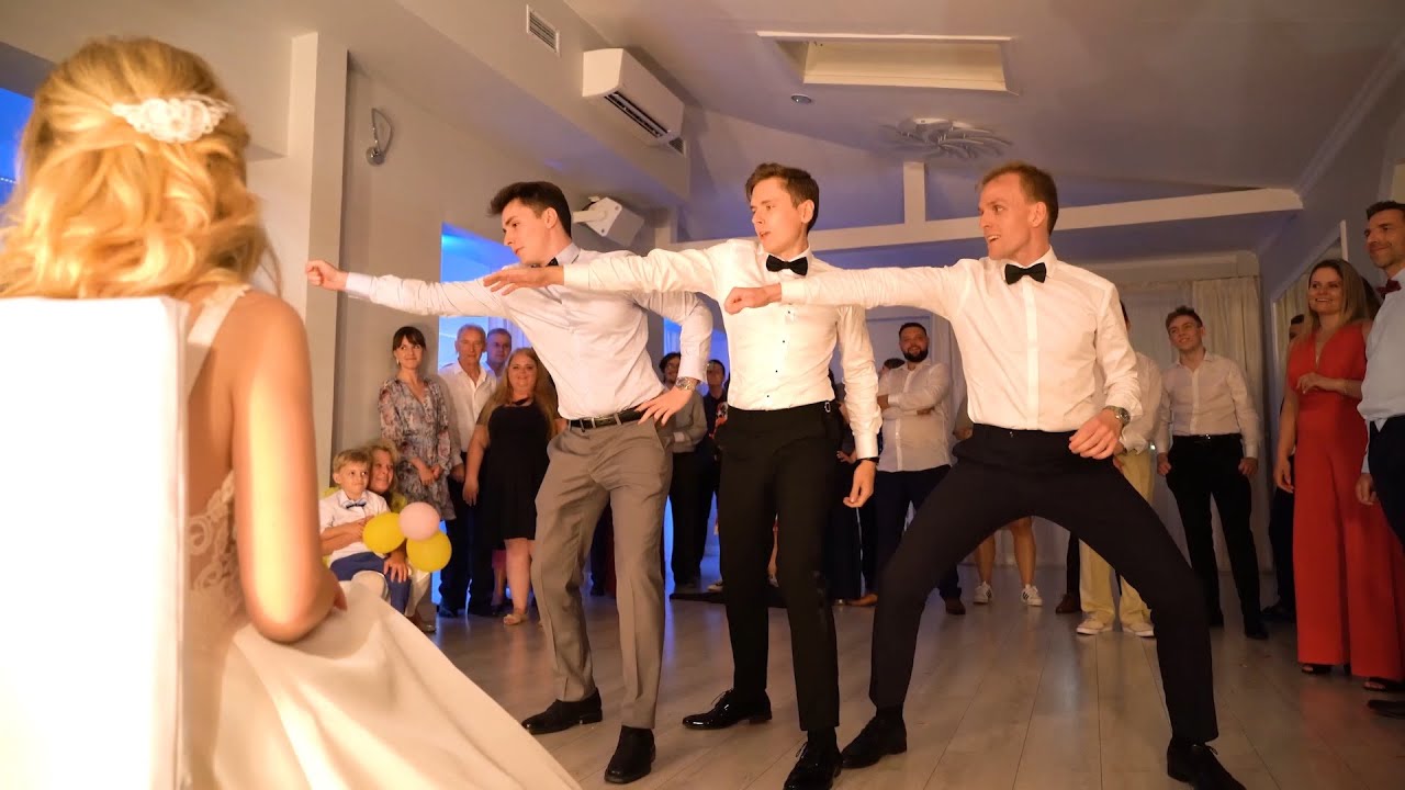 AMAZING GROOMSMEN DANCE - Surprise Dance For The Bride | The Office Wedding Dance | And More :)