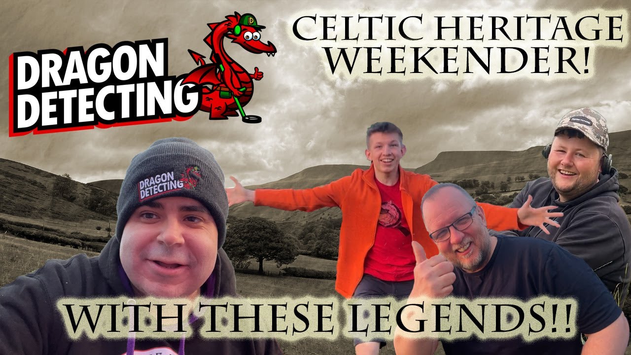 Metal Detecting with Deus 2 | Dragon Detecting | Celtic Heritage Weekender | Wales | Grif-Finds
