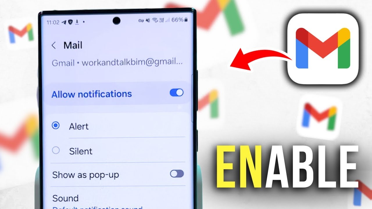 Как включить уведомления Gmail на Android
