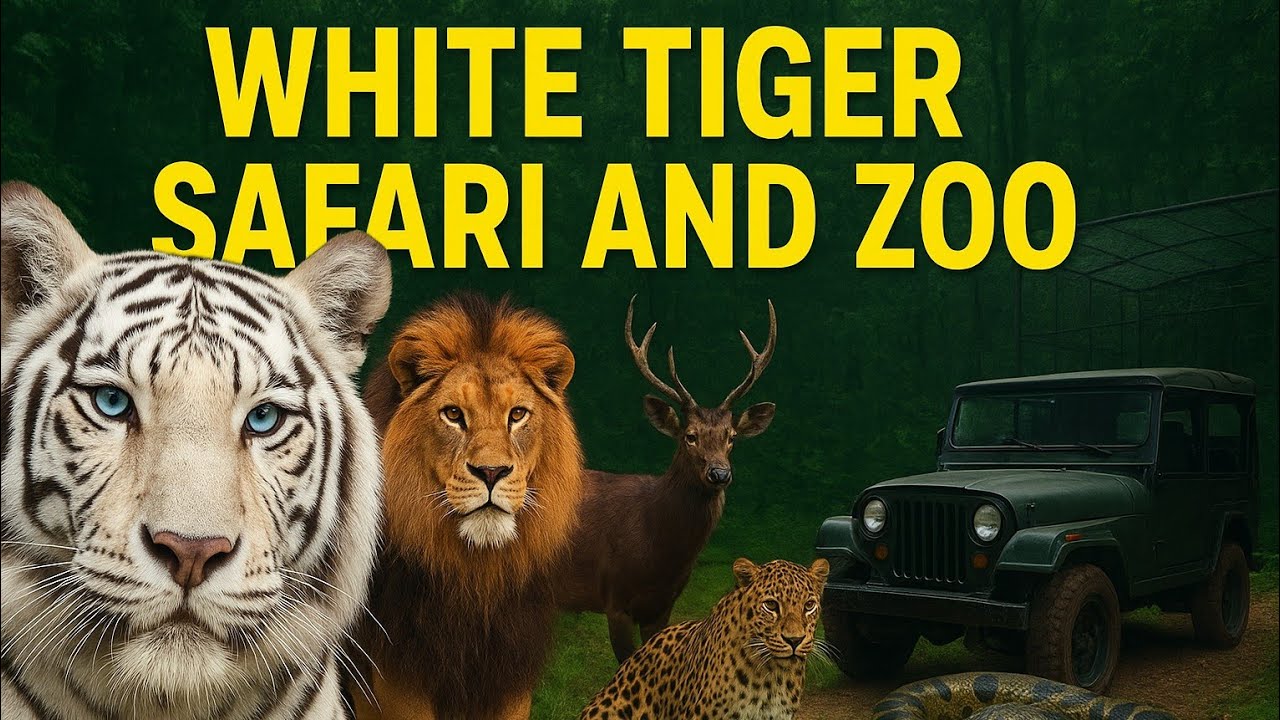 White Tiger Safari Mukundpur 🐅 | India’s Only White Tiger Safari Tour | Rewa Wildlife Adventure