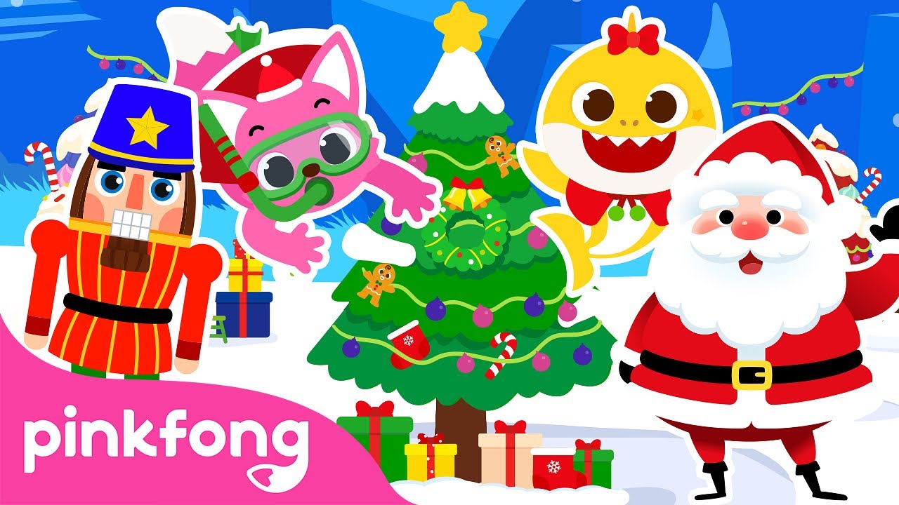 ¿Dónde está la Familia Tiburón?🎅 | Jugando al Escondite en Navidad con Tiburón Bebé | Pinkfong