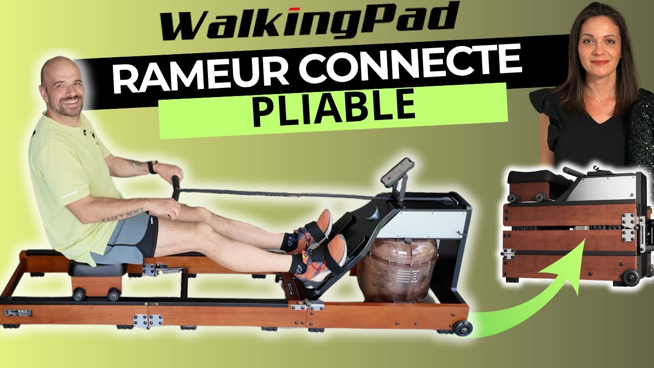 Ce RAMEUR à EAU est TOP pour les PETITS ESPACES ( mais il a tout d'un grand ) WalkingPad WM10