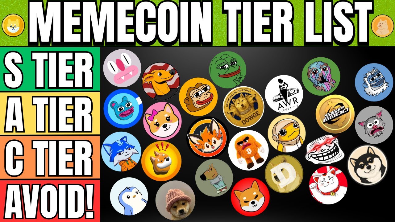 THE EPIC MEMECOIN TIER LIST FOR 2025! (100X)