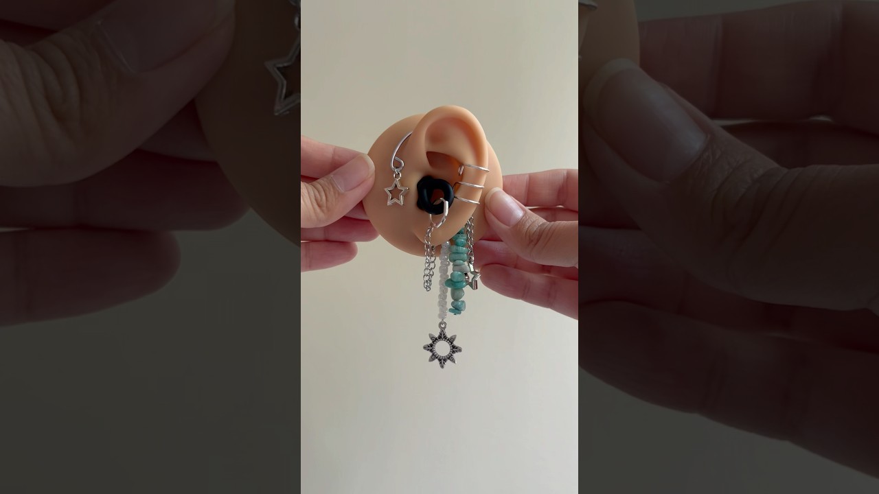 Ear cuffs for your Loop ear plugs! 🩵✨ #earcuffs #earplugs #jewelry #handmade #loopearplugs