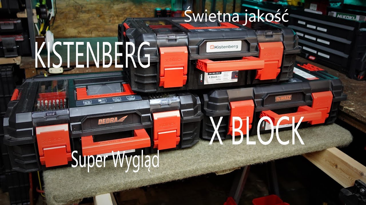 Kistenberg X Block tool box - Prezentacja i Zagospodarowanie